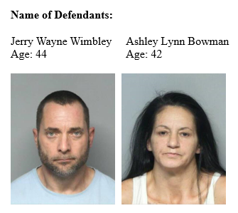 Wimbley, Jerry Wayne and Bowman, Ashley Lynn